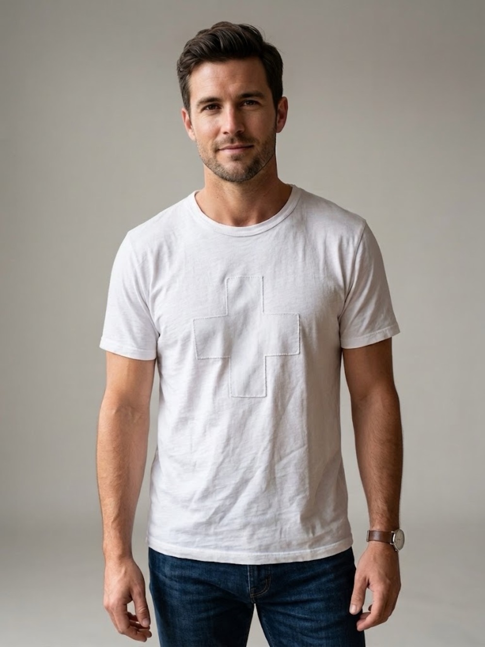 Imogene + Willie “The Plus Tee” - Vintage White (15 Year Anniversary Release)